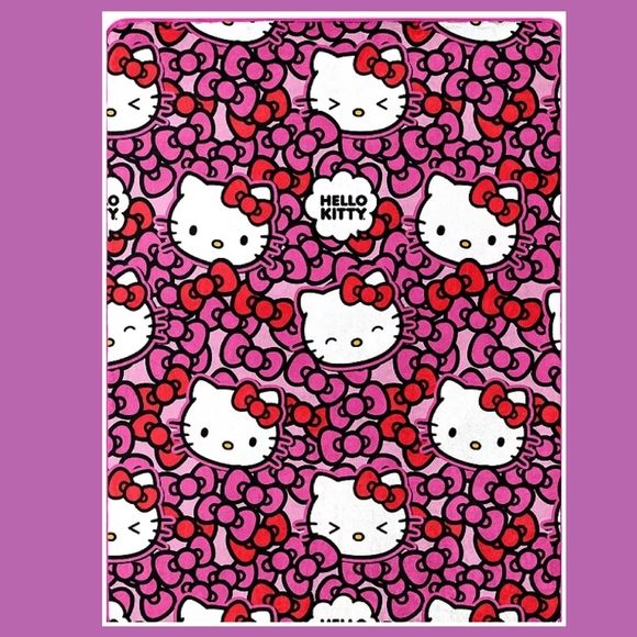 HELLO KITTY SOFT THROW BLANKET - Picture 2 of 3